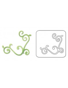 Sizzlits Die - Corner, Flourish by Beth Reames Ellison - 1