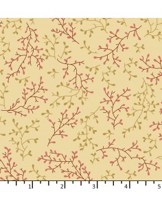 Tessuto Giallo Senape con...