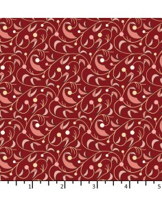 Tessuto Rosso Borgogna con...