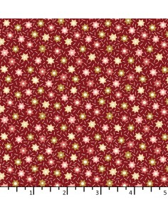 Tessuto Rosso Borgogna con...