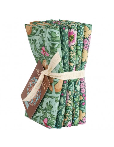 Tilda Hibernation Fat Quarter Bundle 5 fabrics Sage Tilda Fabrics - 1