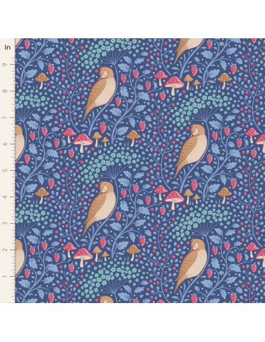 Tilda Hibernation Sleepybird Denim Tilda Fabrics - 1