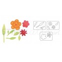 Sizzlits Die Set 3PK - Flowers & Leaves Set by Dena Designs Sizzix - Big Shot - 1