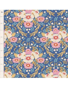 Tilda Jubilee Anemone Blue Tilda Fabrics - 1