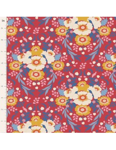 Tilda Jubilee Anemone Red Tilda Fabrics - 1
