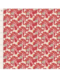 Tilda Jubilee Wildgarden Red Tilda Fabrics - 1