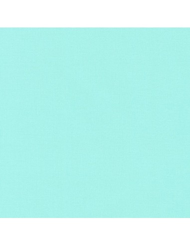 Kona Cotton Aqua, Tessuto Verde Acqua Tinta Unita - Robert Kaufman Robert Kaufman - 1