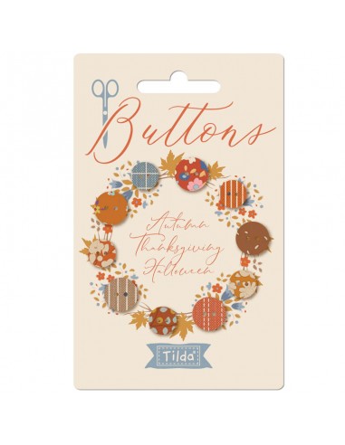 Tilda Creating Memories Buttons Autumn