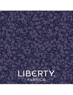 Wiltshire Shadow Iris, Tessuto Viola Iris tono su tono - Liberty Fabrics Liberty Fabrics - 1