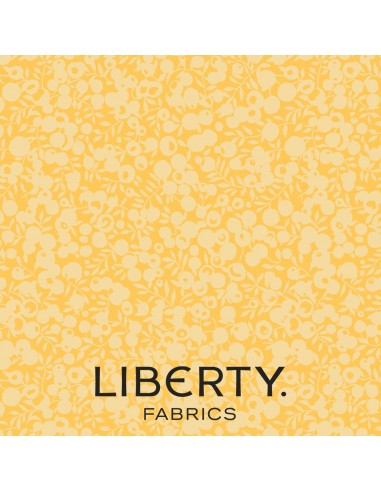 Wiltshire Shadow Primrose, Tessuto Giallo Primula tono su tono - Liberty Fabrics Liberty Fabrics - 1