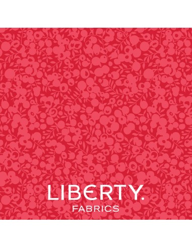Wiltshire Shadow Raspeberry, Tessuto Rosa Lampone tono su tono - Liberty Fabrics Liberty Fabrics - 1
