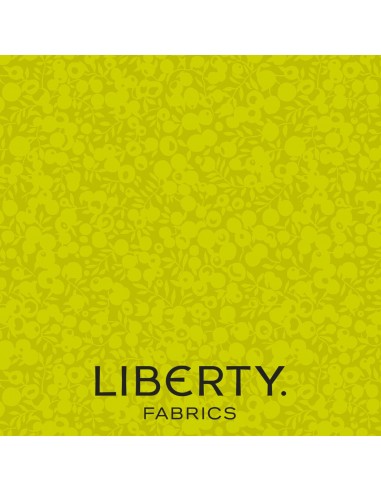 Wiltshire Shadow Chartreuse, Tessuto Verde Chartreuse tono su tono - Liberty Fabrics Liberty Fabrics - 1