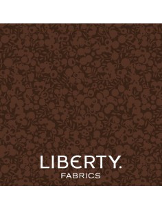 Wiltshire Shadow Chestnut, Tessuto Marrone Castagna tono su tono - Liberty Fabrics Liberty Fabrics - 1