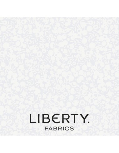 Wiltshire Shadow Moon, Tessuto Grigio chiarissimo Luna tono su tono - Liberty Fabrics Liberty Fabrics - 1