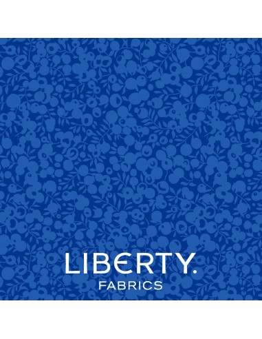 Wiltshire Shadow Nautical Blue, Tessuto Blu Nautico tono su tono - Liberty Fabrics Liberty Fabrics - 1