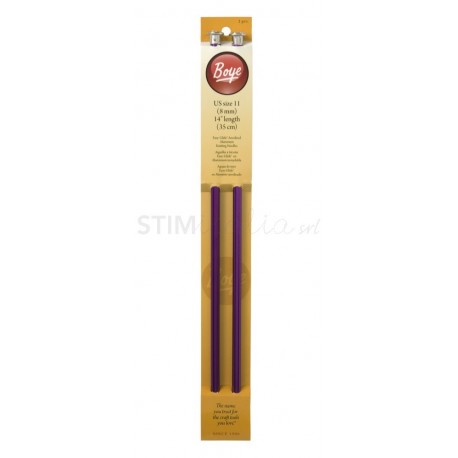 Straight Aluminium Knitting NeedlesDiameter 8mmLength 14" Simplicity - 1