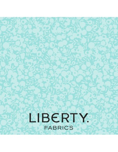 Wiltshire Shadow Sea Glass, Tessuto Verde Acqua tono su tono - Liberty Fabrics Liberty Fabrics - 1