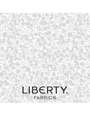 Wiltshire Shadow Silver, Tessuto Argento tono su tono - Liberty Fabrics Liberty Fabrics - 1