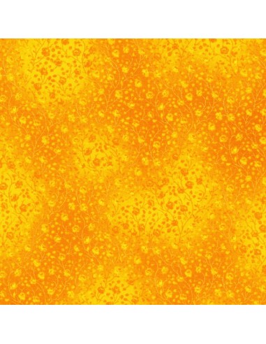 Fusions Sunshine, Tessuto Crema Sfumato con Rami Tono su Tono - Robert Kaufman Robert Kaufman - 1