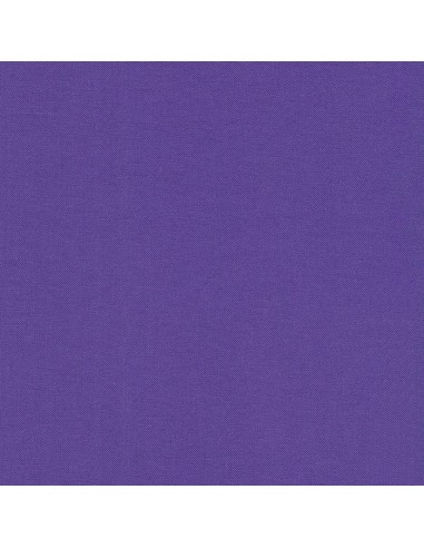Kona Cotton Brt. Peri, Tessuto Viola Tinta Unita - Robert Kaufman Robert Kaufman - 1