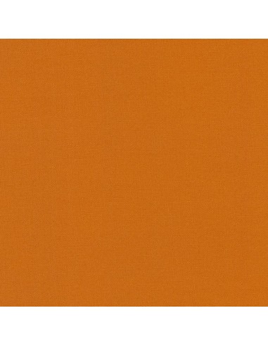 Kona Cotton Cedar , Tessuto Arancione Tinta Unita - Robert Kaufman Robert Kaufman - 1