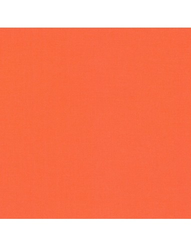 Kona Cotton Orangeade, Tessuto arancione salmonato Tinta Unita - Robert Kaufman Robert Kaufman - 1