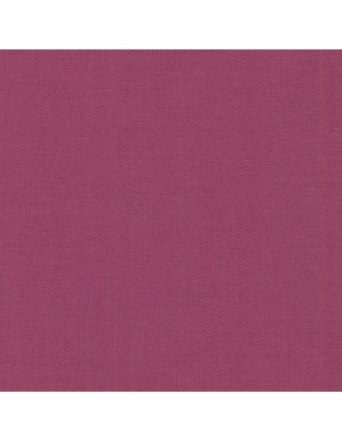 Kona Cotton Plum, Tessuto Prugna Tinta Unita - Robert Kaufman Robert Kaufman - 1