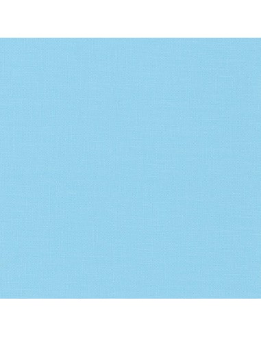 Kona Cotton Spa Blue, Tessuto Azzuro Spa Tinta Unita - Robert Kaufman Robert Kaufman - 1