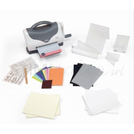 Texture Boutique™ Embossing Machine Starter Kit (White & Gray) by Ellison® Ellison - 1
