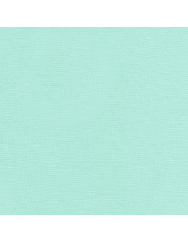 Kona Cotton Ice Frappe, Tessuto Verde Acqua Tinta Unita - Robert Kaufman Robert Kaufman - 1