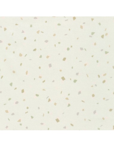 Wishwell: Backdrop Wide Frost, Retro Quilt Colore Beige con quadrattini coriandoli - Robert Kaufman Robert Kaufman Fabrics - 1