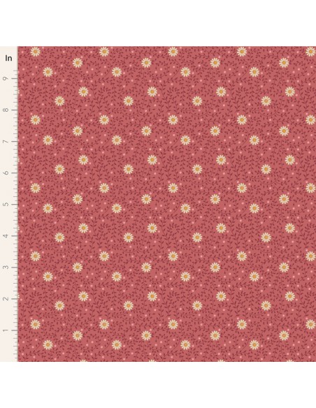 Tilda Sanctuary, Daisydream Rhubarb Tilda Fabrics - 1