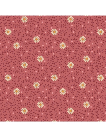 Tilda Sanctuary, Daisydream Rhubarb Tilda Fabrics - 2