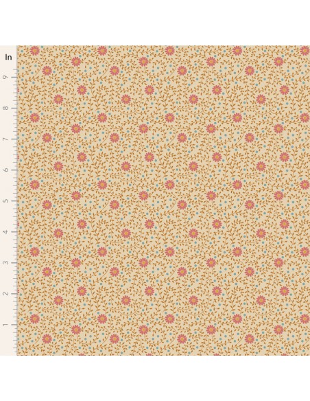 Tilda Sanctuary, Daisydream Tan Tilda Fabrics - 1