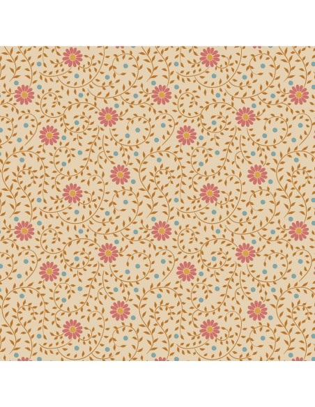 Tilda Sanctuary, Daisydream Tan Tilda Fabrics - 2