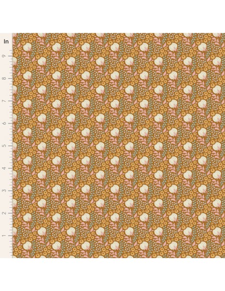 Tilda Sanctuary, Cottonfield Ochre Tilda Fabrics - 1
