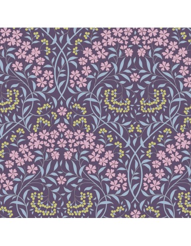 Tilda Sanctuary, Larissa Eggplant Tilda Fabrics - 2