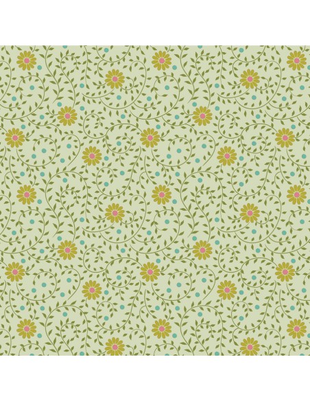 Tilda Sanctuary, Daisydream Pistachio Tilda Fabrics - 2