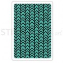 TIEF Chevron Texture by Craft Asylum Sizzix - Big Shot - 1