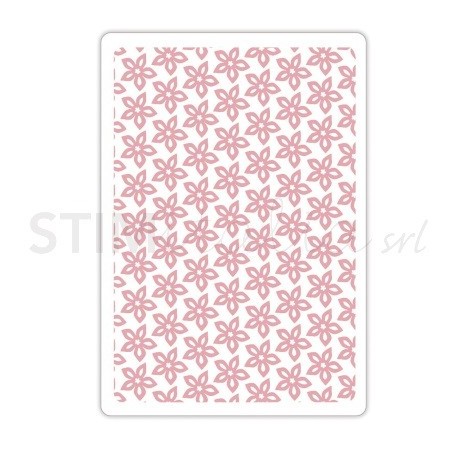 Textured Impressions Embossing Folder - Floral Texture by Craft Asylum Ellison - 1