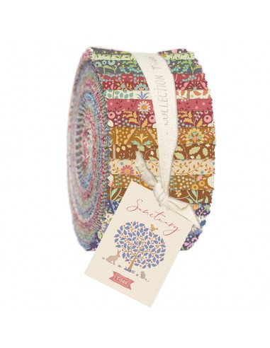 Tilda Sanctuary, Fabric Roll 40 strisce, tutta la collezione Tilda Fabrics - 1