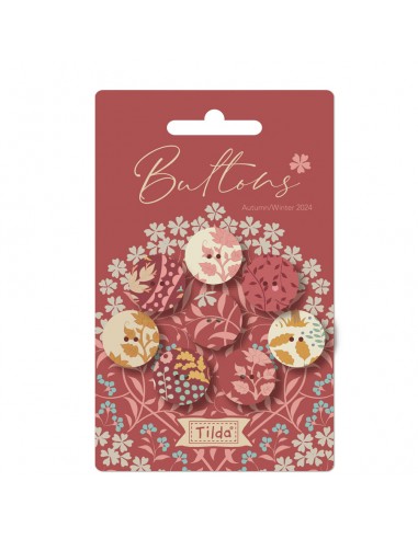 Tilda Sanctuary, Bottoni da 18mm, 8 pezzi Tilda Fabrics - 1