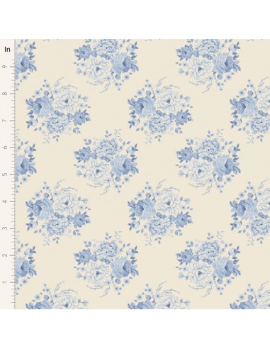 Tilda Sunday Brunch, Mia Blue Tilda Fabrics - 1
