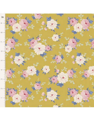 Tilda Sunday Brunch, Pernille Yellow Tilda Fabrics - 1