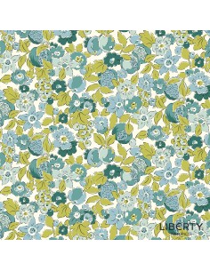 Tree of Life Bountiful Fruits Canopy Greens, Tessuto Verde con Fiori e Frutta - Lyberty Fabrics Liberty Fabrics - 1