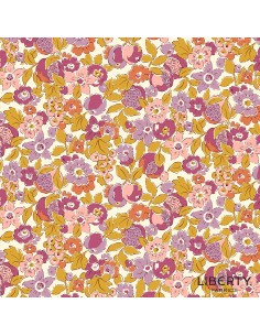 Tree of Life Bountiful Fruits Berry Botanicals, Tessuto Viola con Fiori e Frutta - Lyberty Fabrics Liberty Fabrics - 1