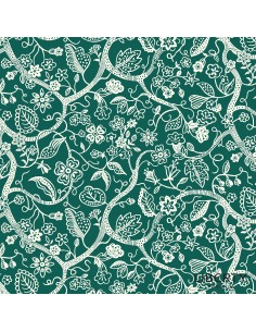 Tree of Life Budding Branches Canopy Greens, Tessuto Verde con Rami in Gemmazione - Lyberty Fabrics Liberty Fabrics - 1