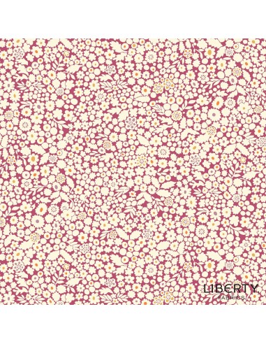 Tree of Life Floral Glade Berry Botanicals, Tessuto Viola con Radura Fiorita - Lyberty Fabrics Liberty Fabrics - 1
