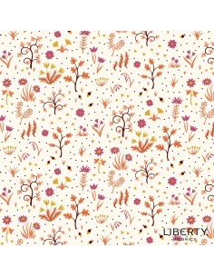 Tree of Life Sapling Wood  Berry Botanicals, Tessuto Viola con Boschetto con Alberelli - Lyberty Fabrics Liberty Fabrics - 1
