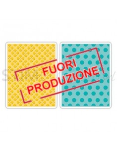 Textured Impressions Embossing Folders 2PK - Polka Dots & Starflowers Set by EH Ellison - 1